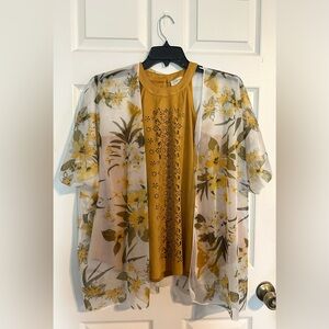 A Beautiful Soul Suede Tank and Kimono Jacket